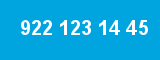 922 123 14 45